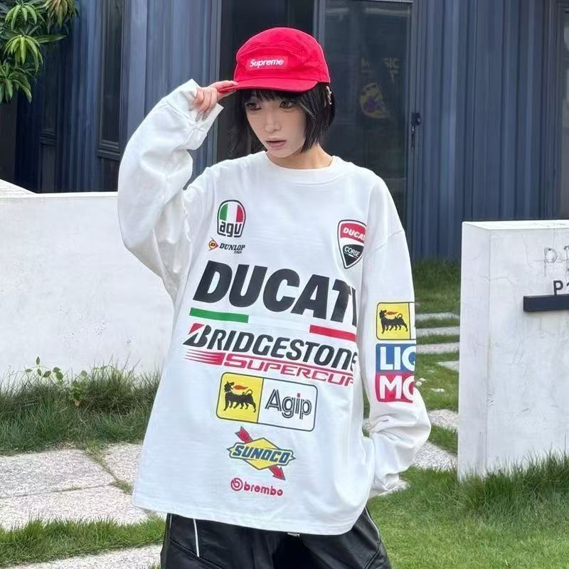 Men'S Accessories Instagram - Kaos Motor Ducati Katun Lengan Panjang