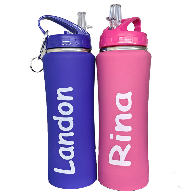 Flask Stainless Steel - Botol Personalisasi dengan Gambar, Teks, dan