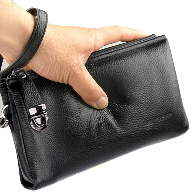 Men'S Accessories Wallet - 2025 Tas Tangan Pria Kulit Sapi