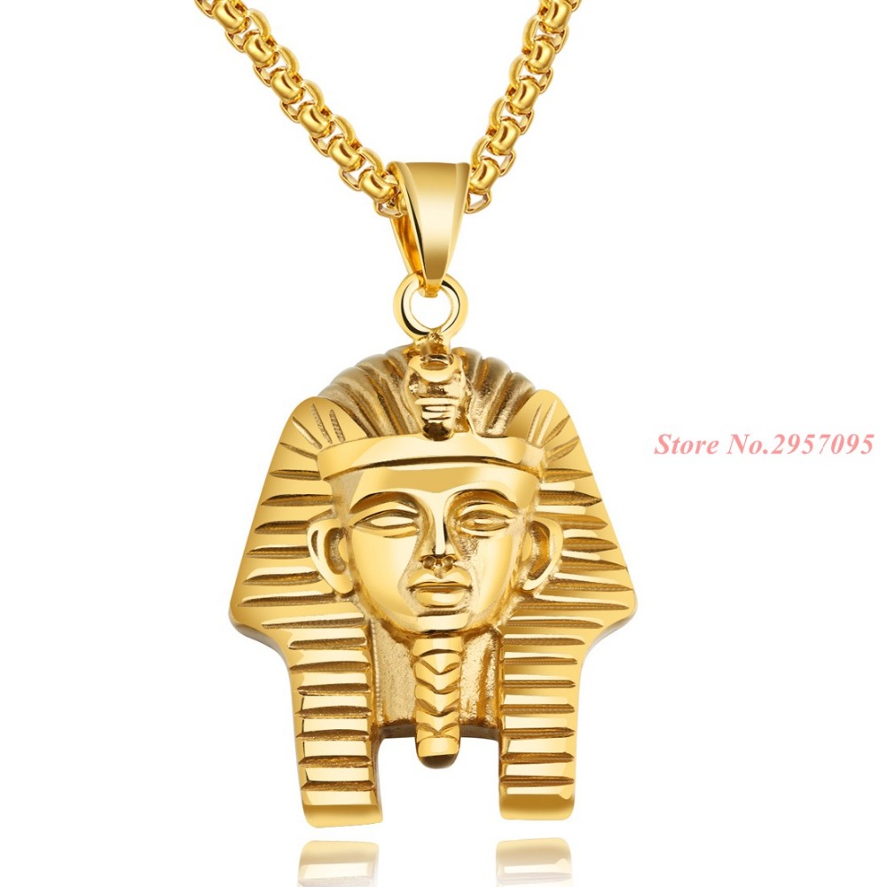 Men'S Accessories Jewelry Egypt - Mesir Firaun Mesir Antik Liontin Stainless