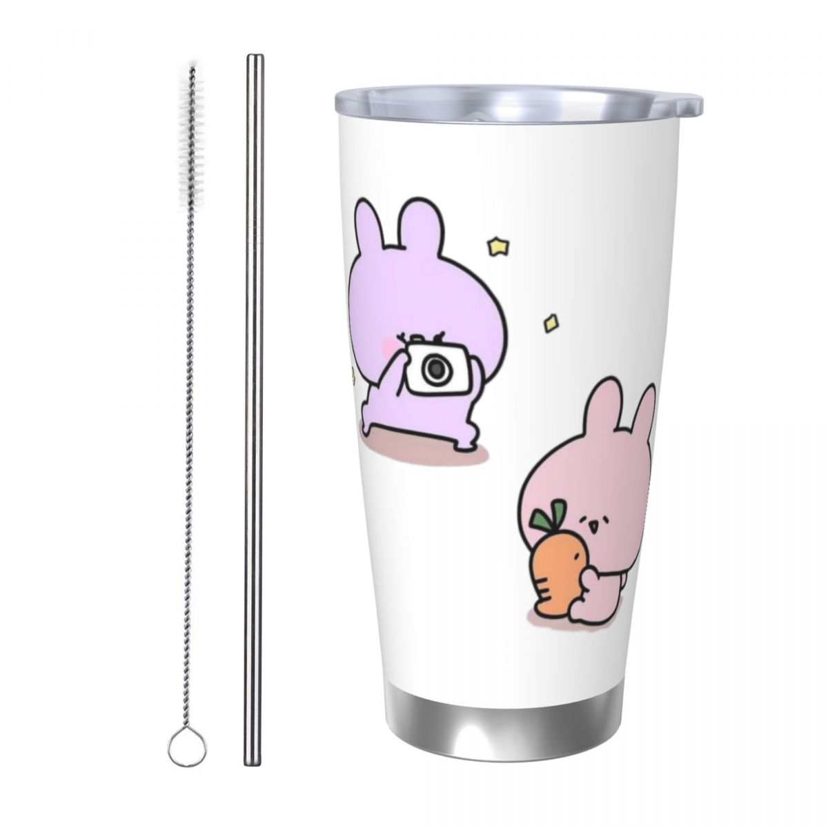 Flask Stainless Steel - Asamimichaan Cute Asamimi 20oz Cangkir Kopi