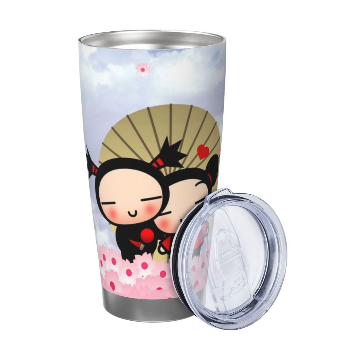 Cute Cartoon Pucca 20oz Cangki - Flask Stainless Steel ulasan dan harga