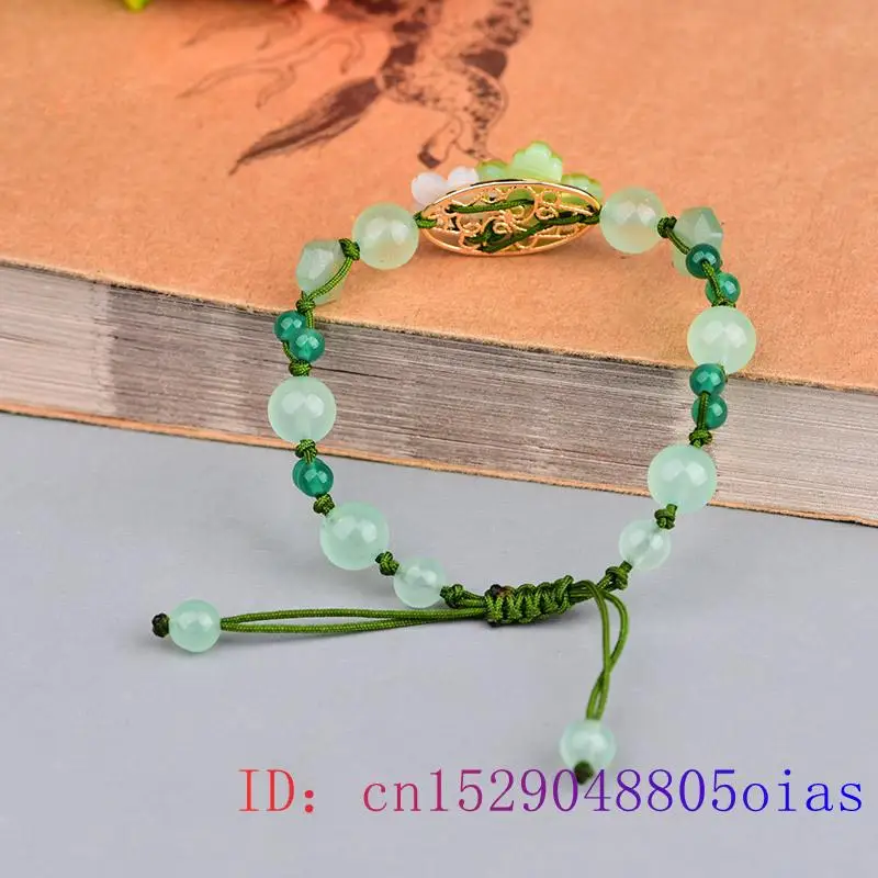 Gelang bunga giok hijau jimat  - Bracelet Beaded Men ulasan dan harga