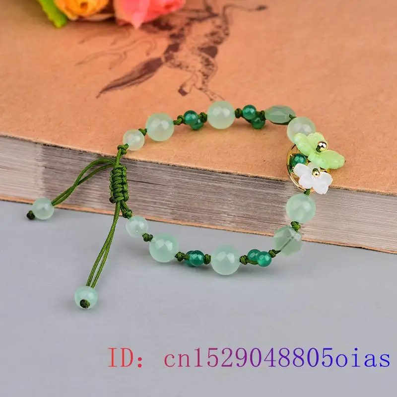 Gelang bunga giok hijau jimat  - Bracelet Beaded Men ulasan dan harga