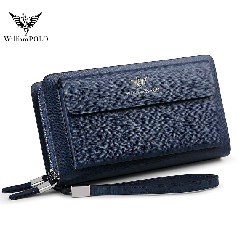 WILLIAMPOLO Tas Kulit Pria Mew - Men'S Accessories Wallet ulasan dan harga