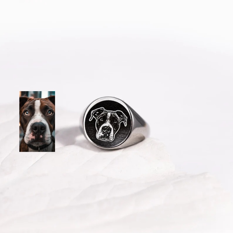 Cincin Stempel Foto Ukiran Kus - Men Accessories Photos ulasan dan harga