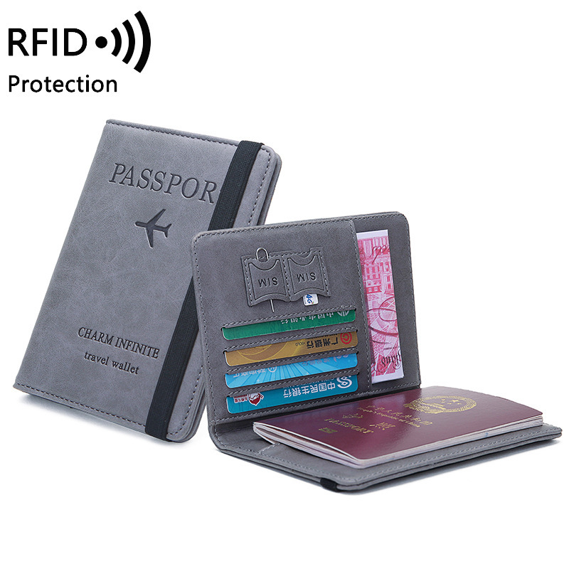 Tempat Paspor Kulit PU Uniseks - Men'S Accessories Wallet ulasan dan harga