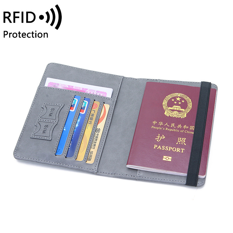 Tempat Paspor Kulit PU Uniseks - Men'S Accessories Wallet ulasan dan harga