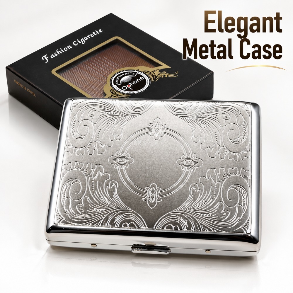Kotak Rokok Stainless Steel Be - Men Accessories Usa ulasan dan harga