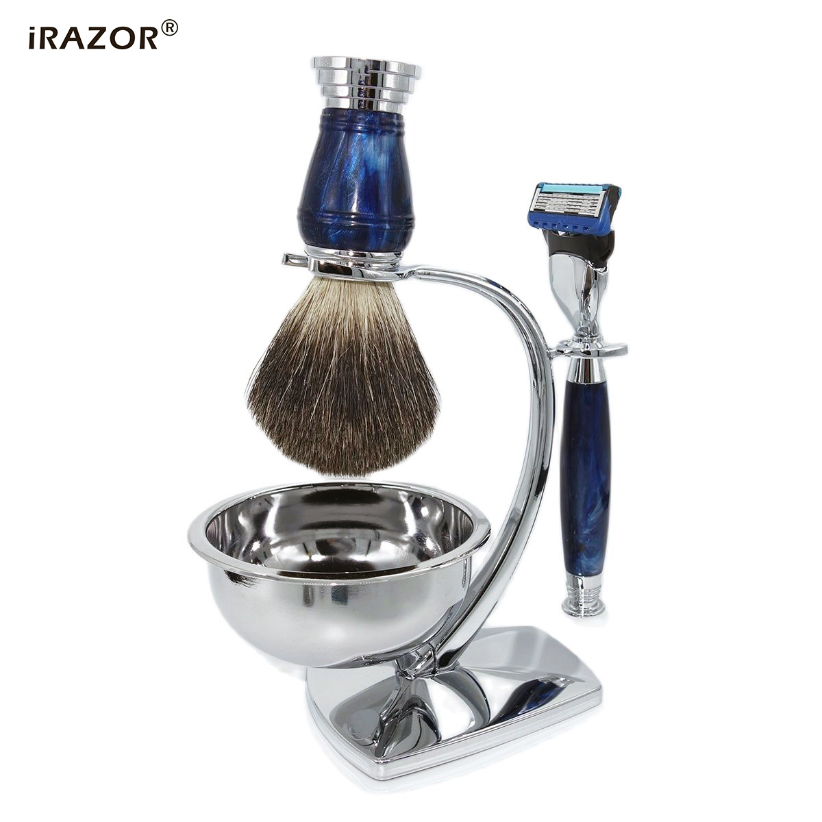 iRAZOR Royalblue 5-Layer Fusio - Men Accessories Combo Gift ulasan dan harga