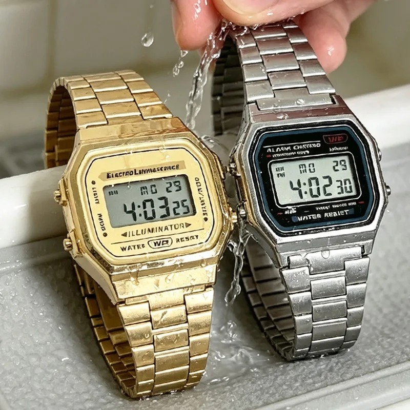 F91W Jam Tangan Tahan Air Retr - Men'S Accessories Display ulasan dan harga