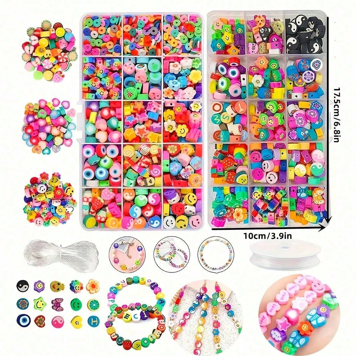 1450/1200/250pcs Set Manik-man - Bracelet Beaded Men ulasan dan harga
