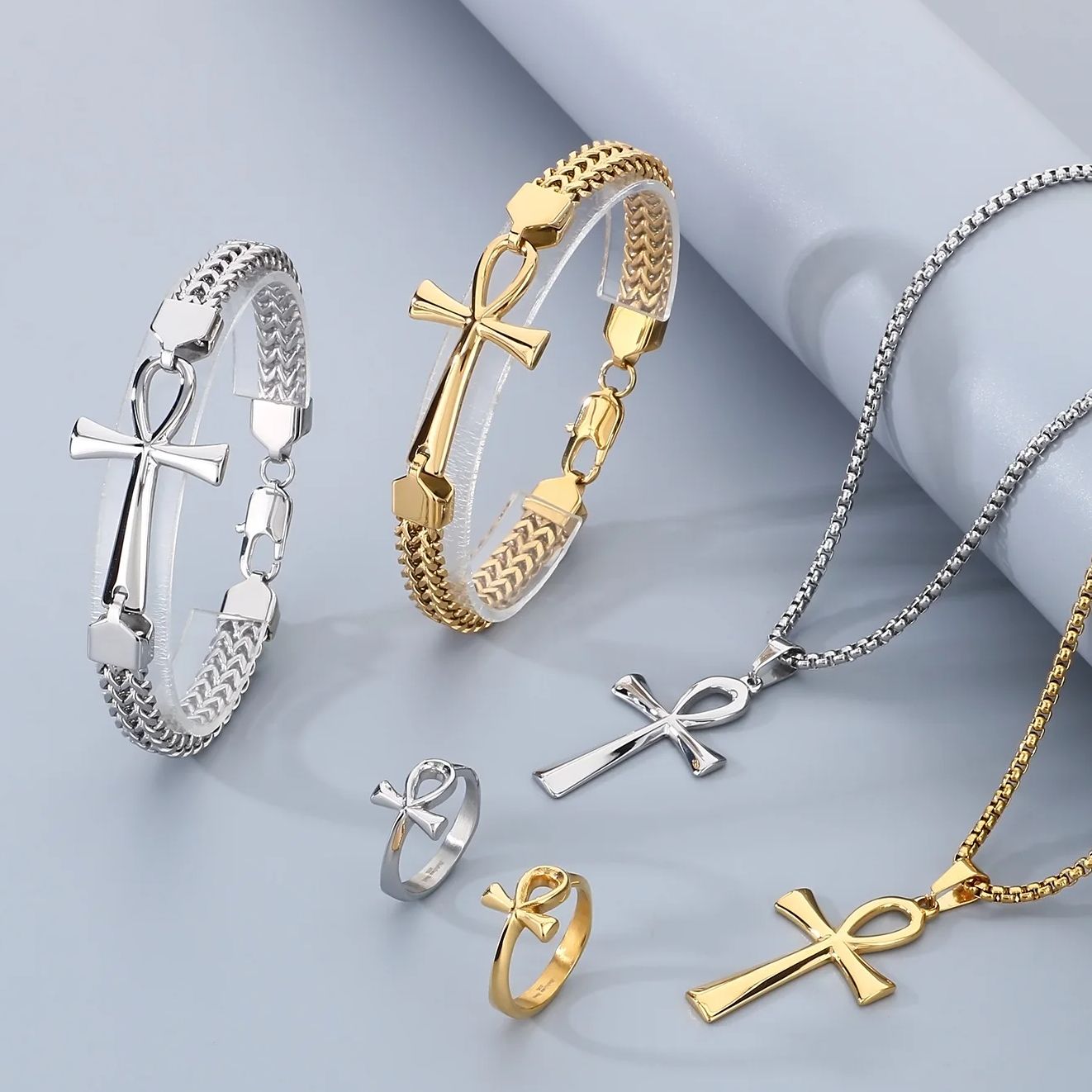HaoYi cincin liontin Mesir unt - Men'S Accessories Jewelry Egypt ulasan dan harga