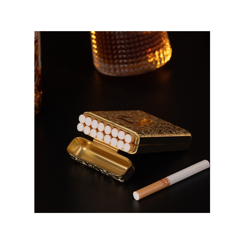 Kotak Rokok Logam Ukiran Retro - Men Accessories Usa ulasan dan harga