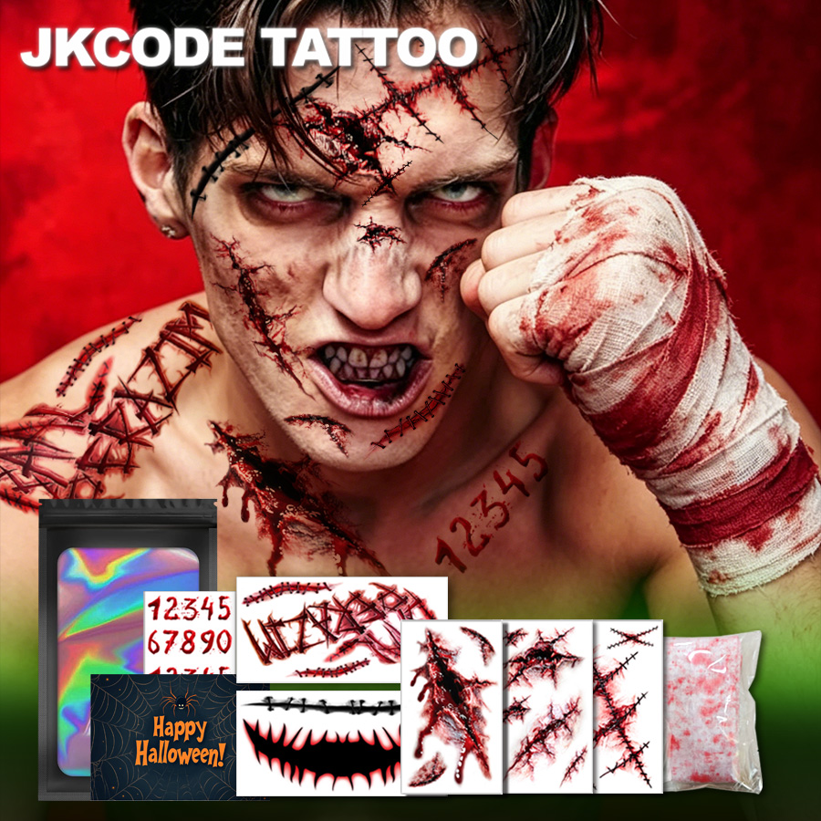 Kostum Horor Halloween, Kotak  - Men Accessories Combo Gift ulasan dan harga