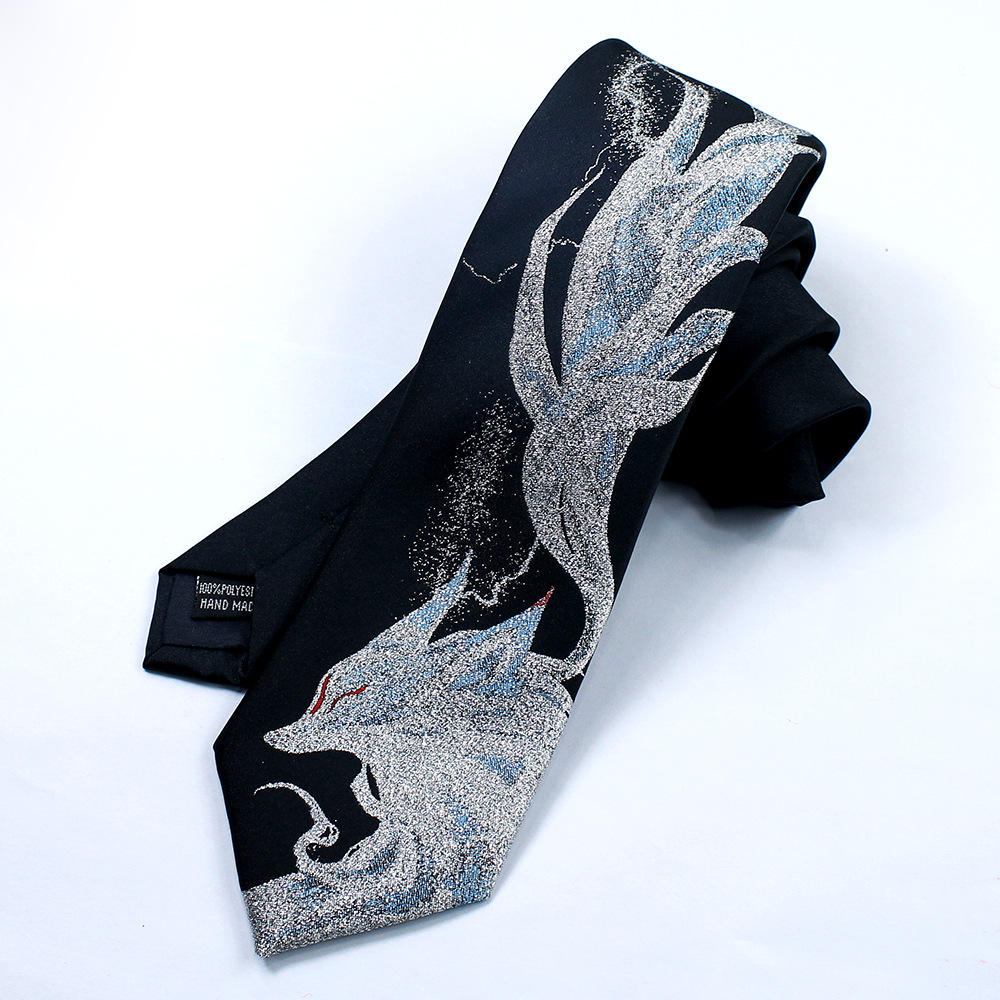 Dasi Bermotif Rubah Ekor-Sembi - Men Accessories Photos ulasan dan harga