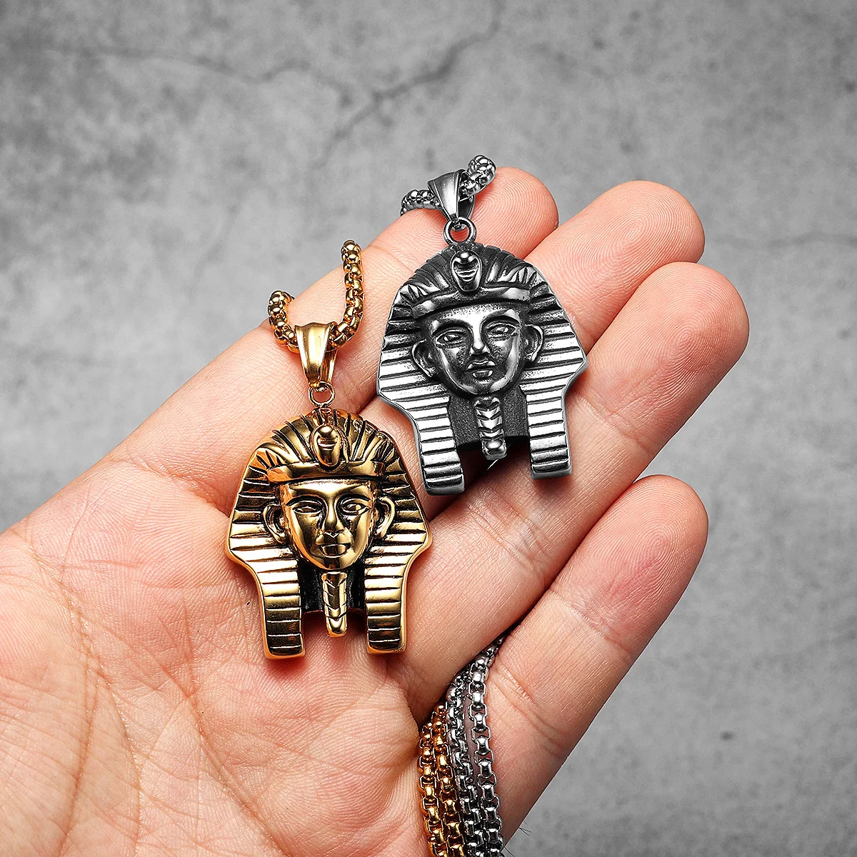 Mesir Firaun Sphinx kalung pri - Men'S Accessories Jewelry Egypt ulasan dan harga